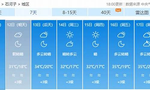 石河子市天气预报7天查询结果_石河子市天气预报7天